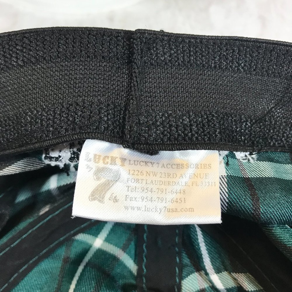 Emerald Isle NC fitted baseball Hat Plaid - Picture 6 of 6